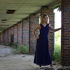 Bride standing in doorway