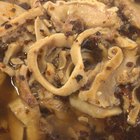 Raw tripe pieces