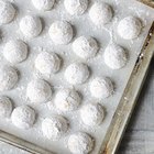 Cherries and star shaped cookie, close-up