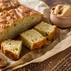 Turkish Cornbread / Misir Ekmegi on wooden surface