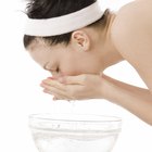 Woman mask on her face.