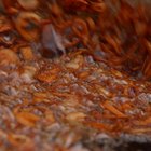 Home HandMade Raw Minced Beef steak burgers on scrumbled paper