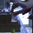 French dessert at wedding