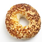 aerial view of assorted bagels