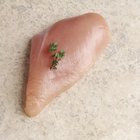 Fresh garlic on wooden background