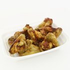 plate of fried spiced prawns