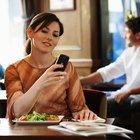 Mature woman doing finances in home office