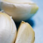 Garlic cloves whole and sliced