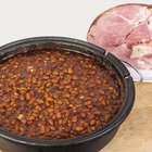 Ham, served on the old plate.