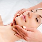 Close Up of female masseuse with client