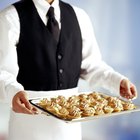 Cropped shot of people at buffet table