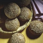 aerial view of assorted bagels