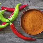 Indonesian salad and chili sauce