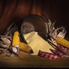 Turkish Cornbread / Misir Ekmegi on wooden surface