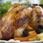 roasted chicken with herbs (thyme and sage)