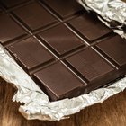Various chocolate on wood