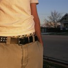 shabby leather belt