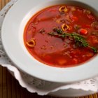 Wholesome chicken soup stew