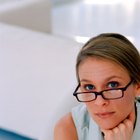 lovely woman in spectacles