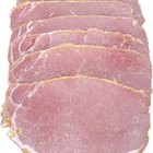 Vacuum sealed frozen cut of beef