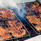 different flavored chicken wings on wooden table