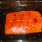 Fried salmon with steamed vegetable