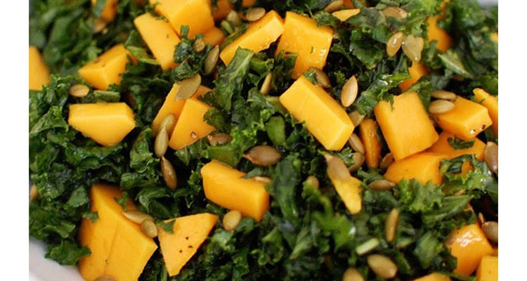 Kale and mango salad