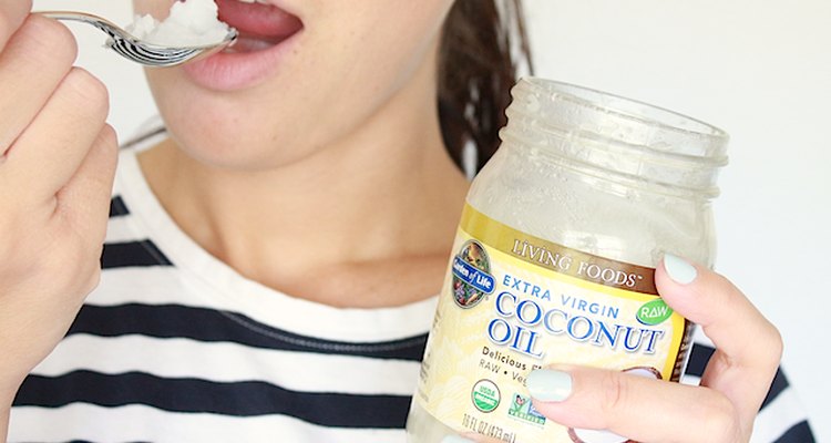 Eating coconut oil