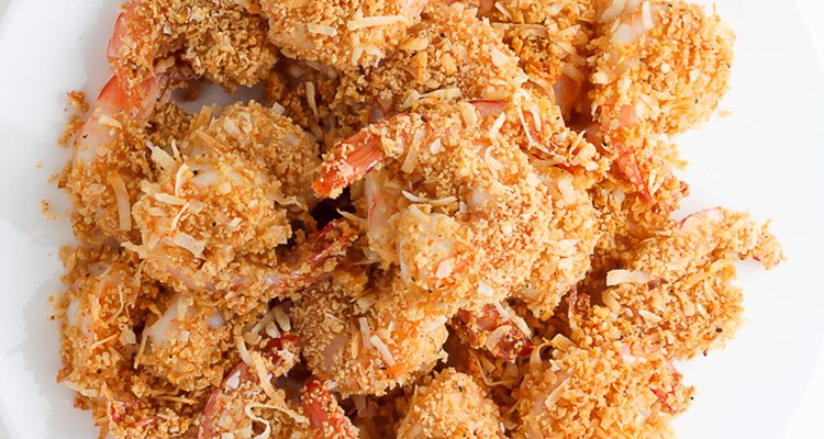 Fried coconut shrimp