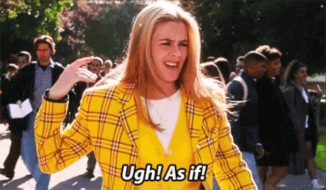 Alicia Silverstone as Cher Horowitz in the landmark '90's film