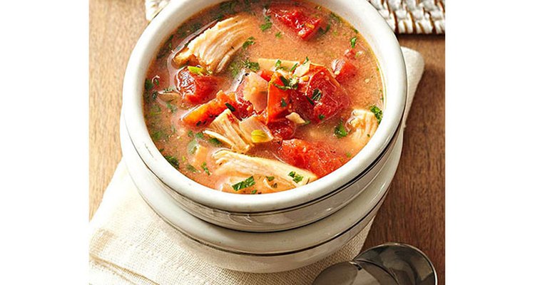 Spicy Brazilian turkey soup