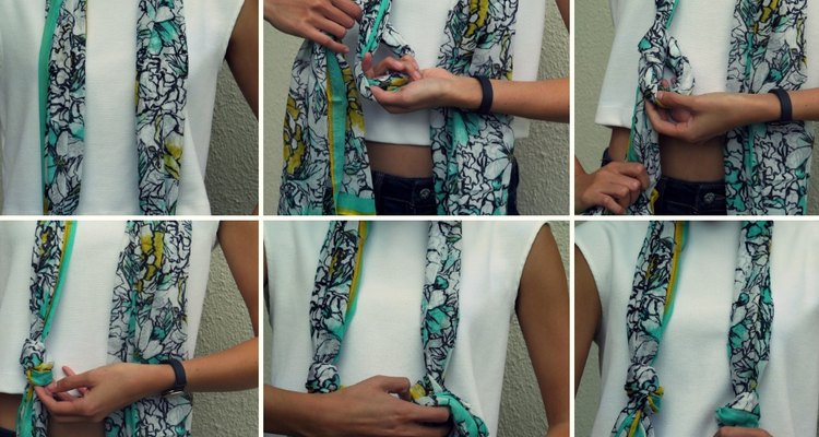 You can tie a double hanging knot in just a few simple steps.