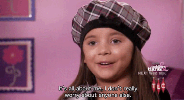 A pageant contestant on TLC's