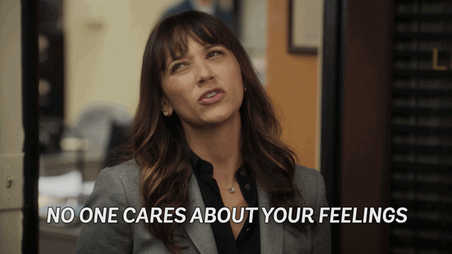 Rashida Jones as Angie Tribeca says,