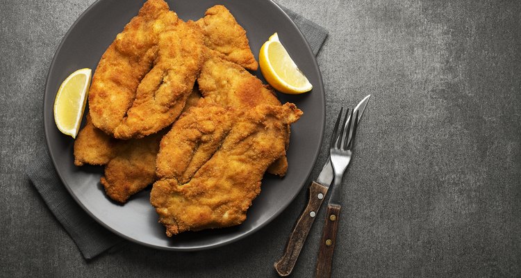 Fried chicken steak