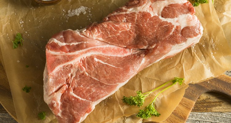 Raw Organic Red Pork Shoulder