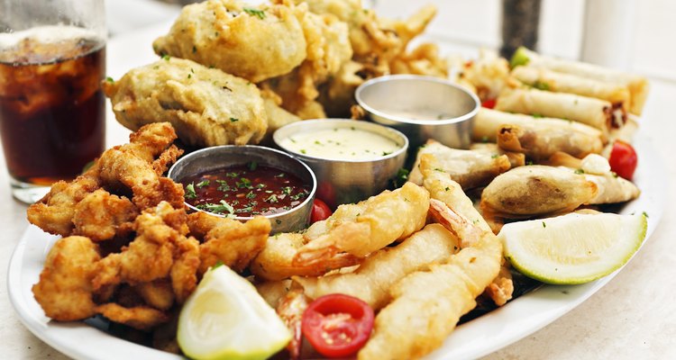 Platter of finger snacks