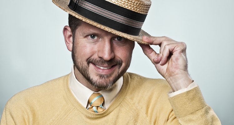 Man with Boater Hat