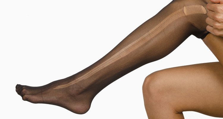 Torn pantyhose