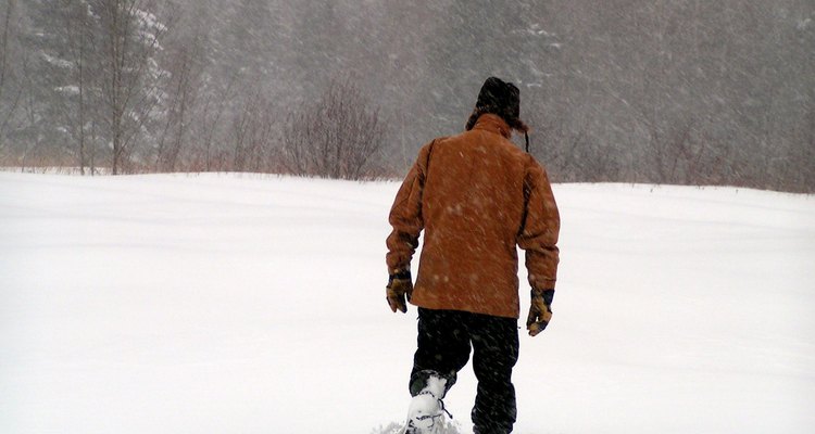 walking in a snow storm