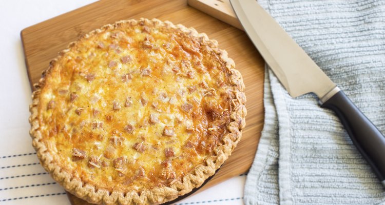 Spam And Cheese Quiche