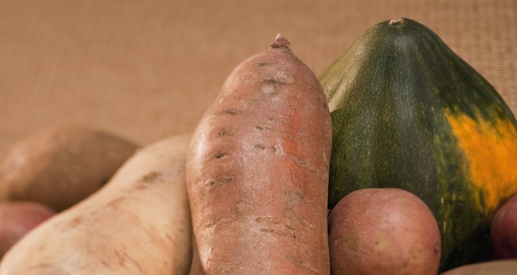 Potatoes, Sweet Potatoes and Acorn Squash