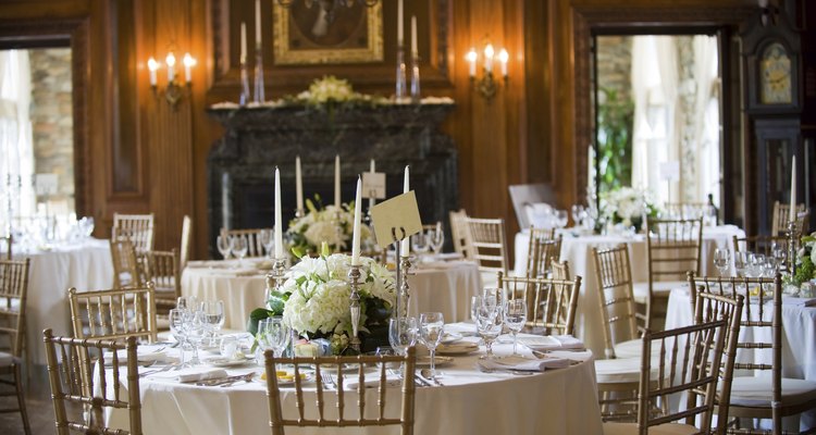 Elegant Wedding Reception Dining Room
