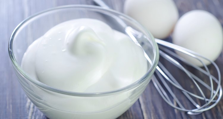 whipping eggs