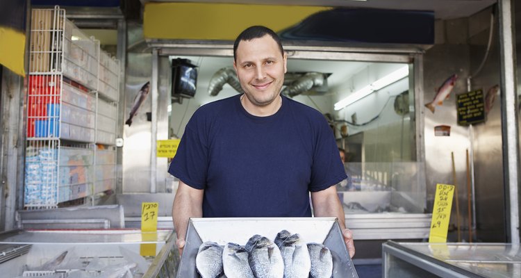 Fish Market Worker