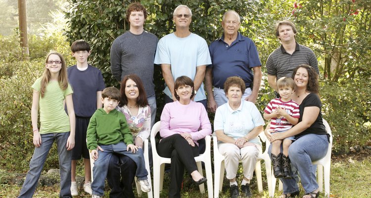 Large family portrait
