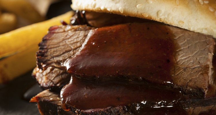 Smoked Barbecue Brisket Sandwich