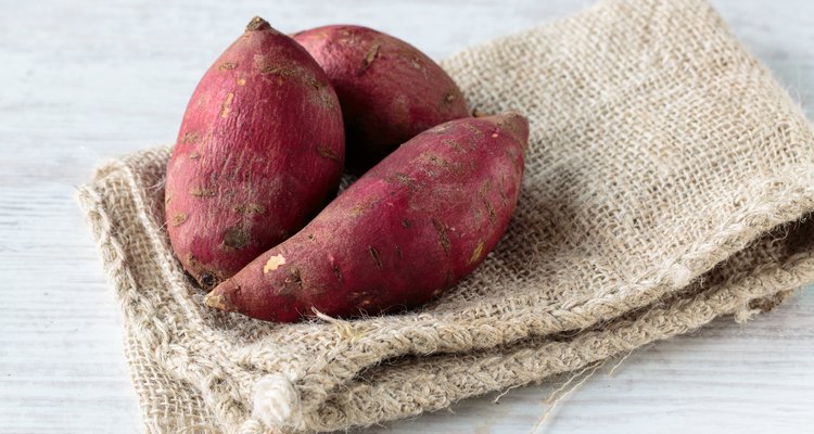 Red sweet potatoes