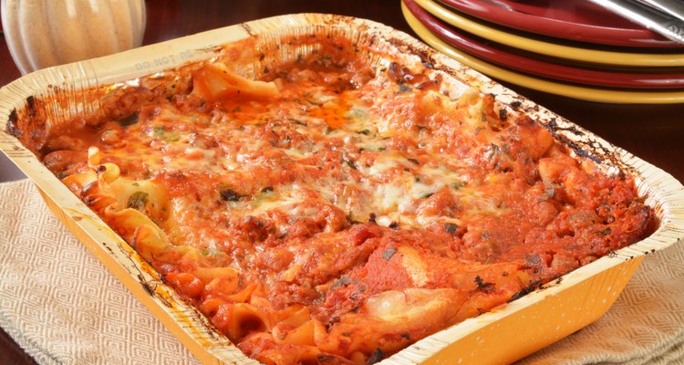 Store bought lasagna