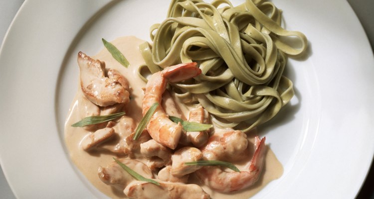 Fricassee with Champagne Mousse